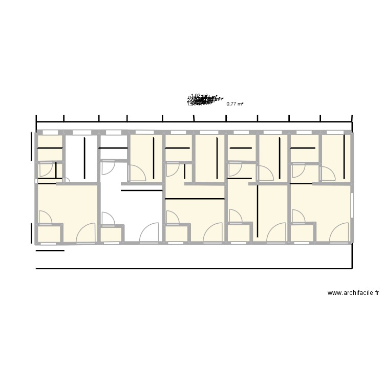 R S E CONSTRUCTION  4. Plan de 19 pièces et 24 m2