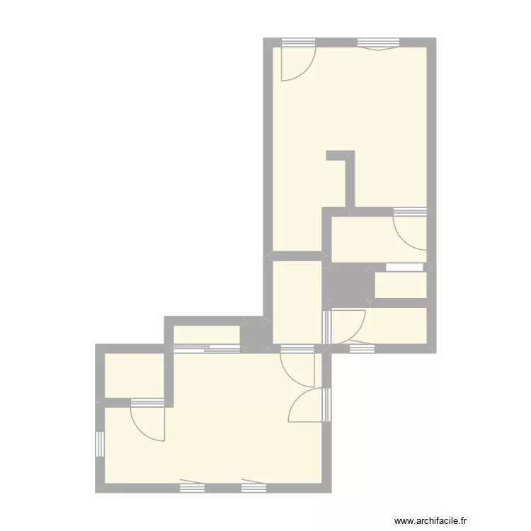 NGUEA MANDENGUE - NDB. Plan de 10  et 39 m²