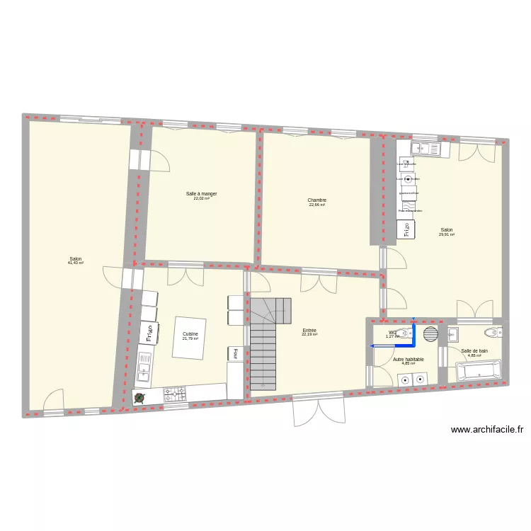 puymaurin. Plan de 0 pièce et 0 m2