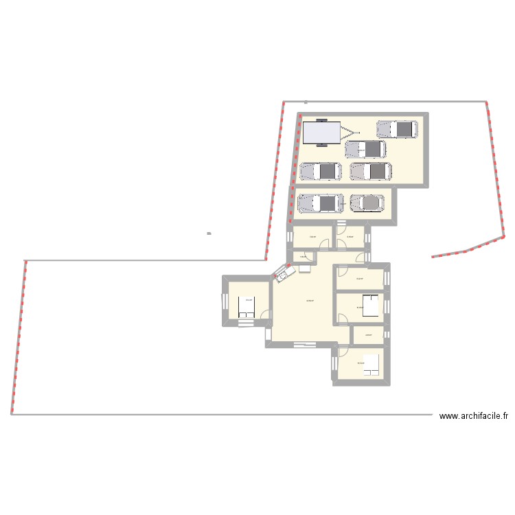 Bréal sous Montfort 2. Plan de 11 pièces et 196 m2