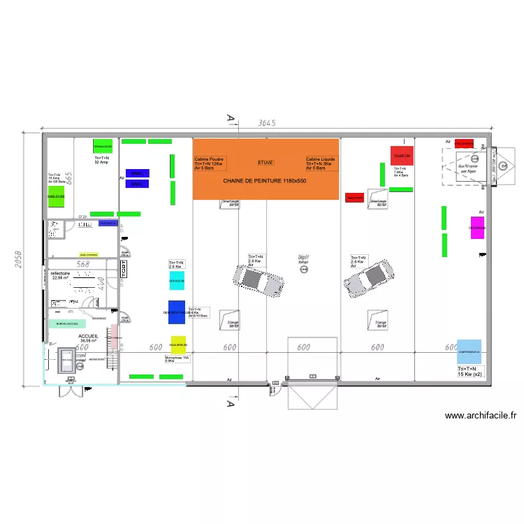 JAS CHARTRES. Plan de 