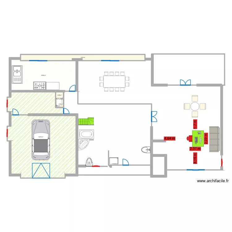 1/110. Plan de 6  et 146 m²
