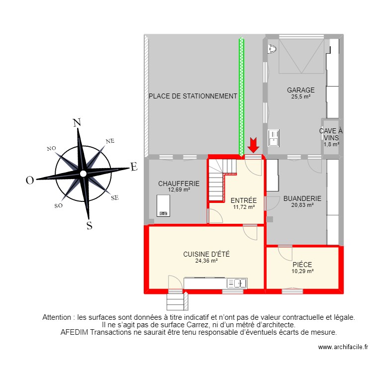 BI16224F -. Plan de 39 pièces et 394 m2