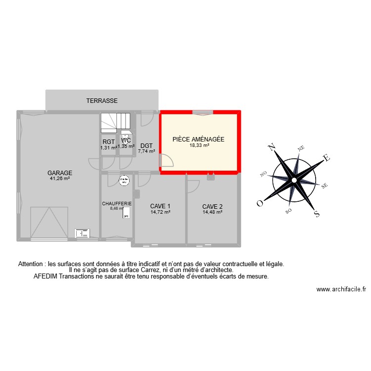BI31627. Plan de 32 pièces et 237 m2
