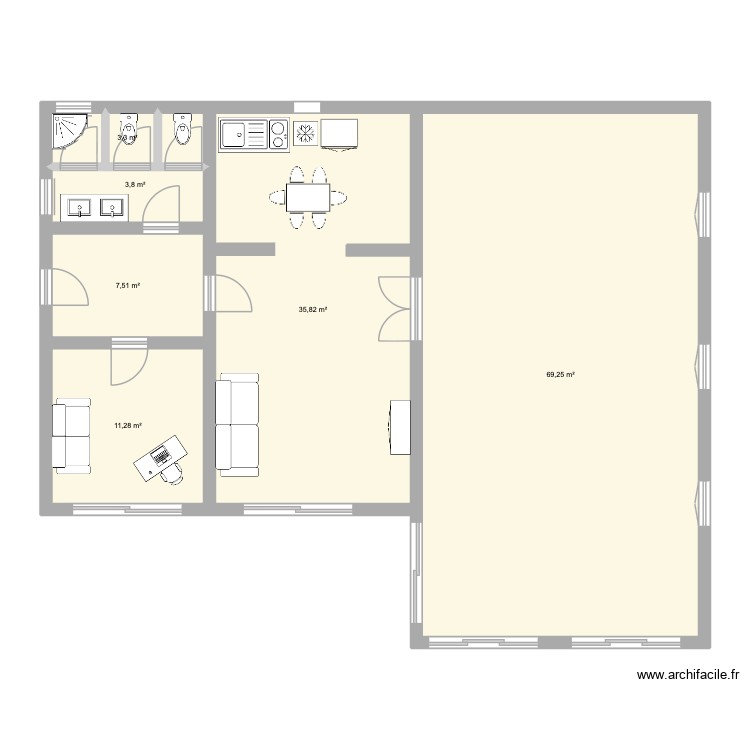 Temple. Plan de 0 pièce et 0 m2