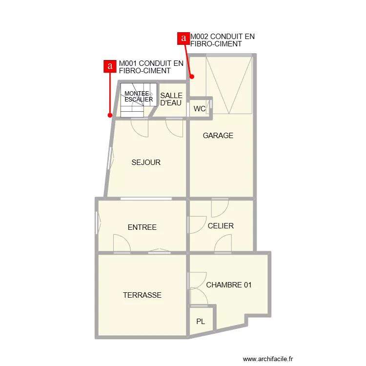 PLAN ST DIO RDC AM. Plan de 