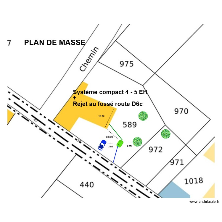 LOUPIAS. Plan de 0 pièce et 0 m2