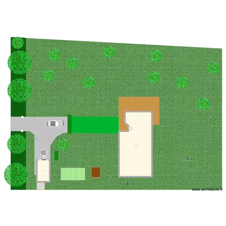 Maison Pradelo - version 2. Plan de 2  et 135 m²