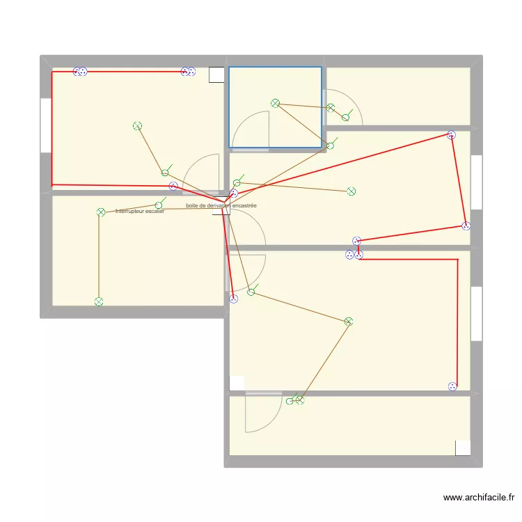 Plan Electrique EAUBONE. Plan de Plan Electrique EAUBONE. Plan de