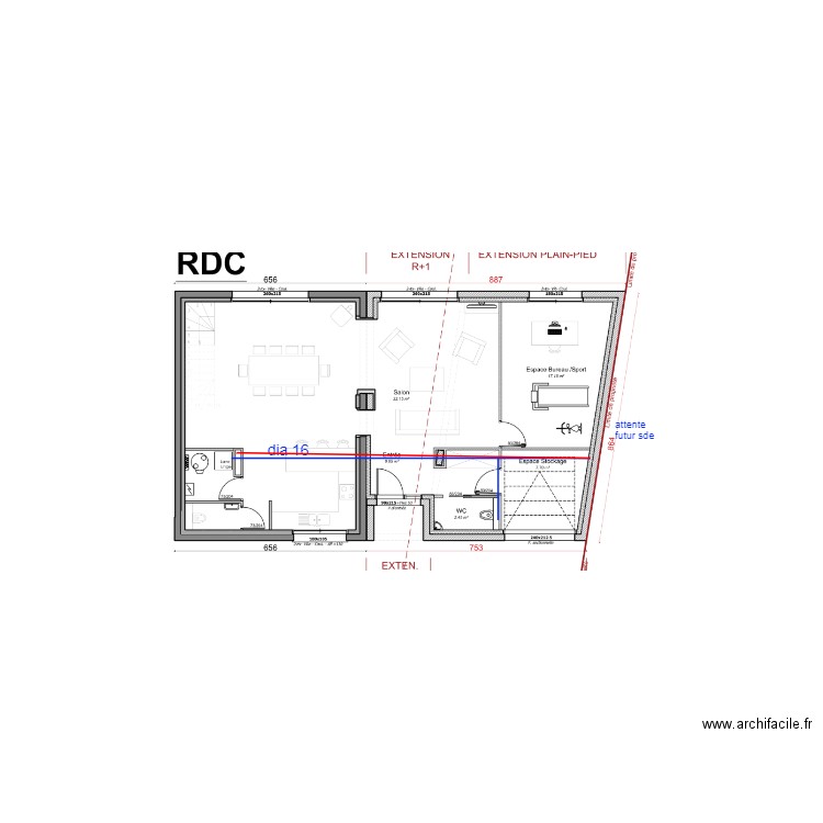 plan manu. Plan de 0 pièce et 0 m2
