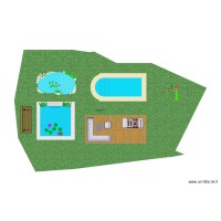 Maison au Congo jardin