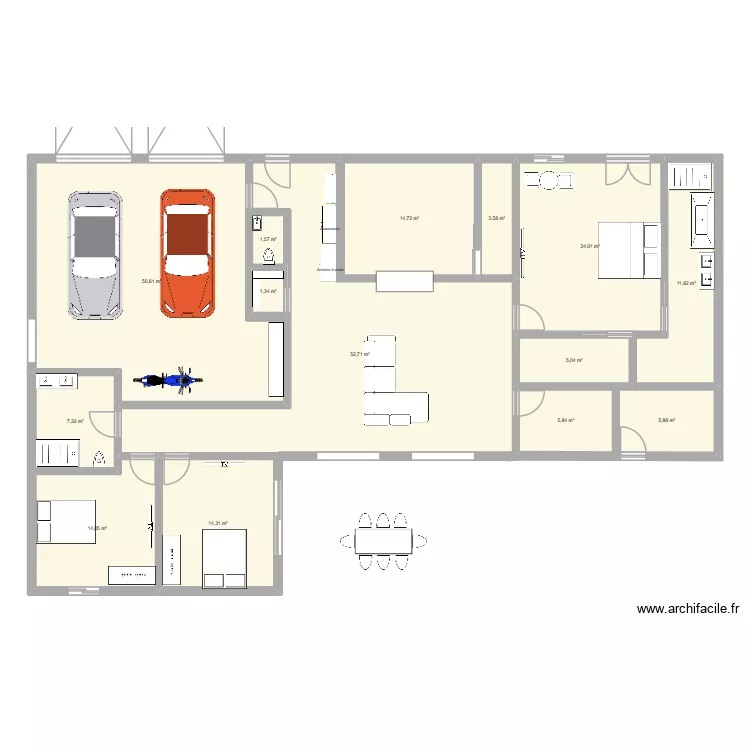 souhait 1. Plan de 14 et 213 m² souhait 1. Plan de 14 et 213 m²