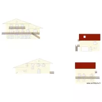 Plan de facade et toiture Le thillot DEMO