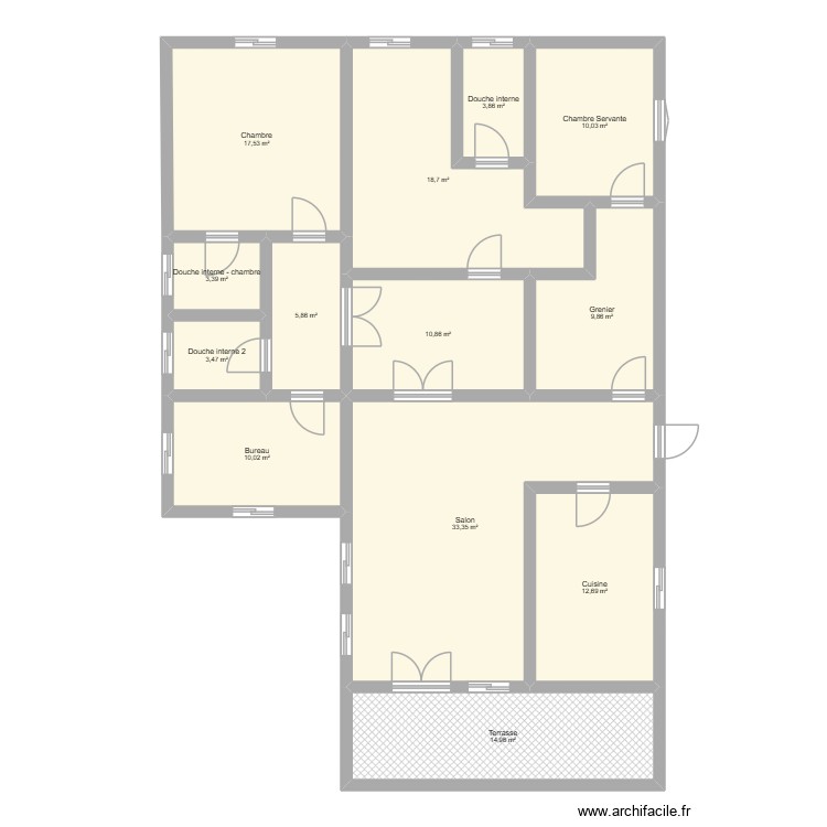 To do. Plan de 0 pièce et 0 m2