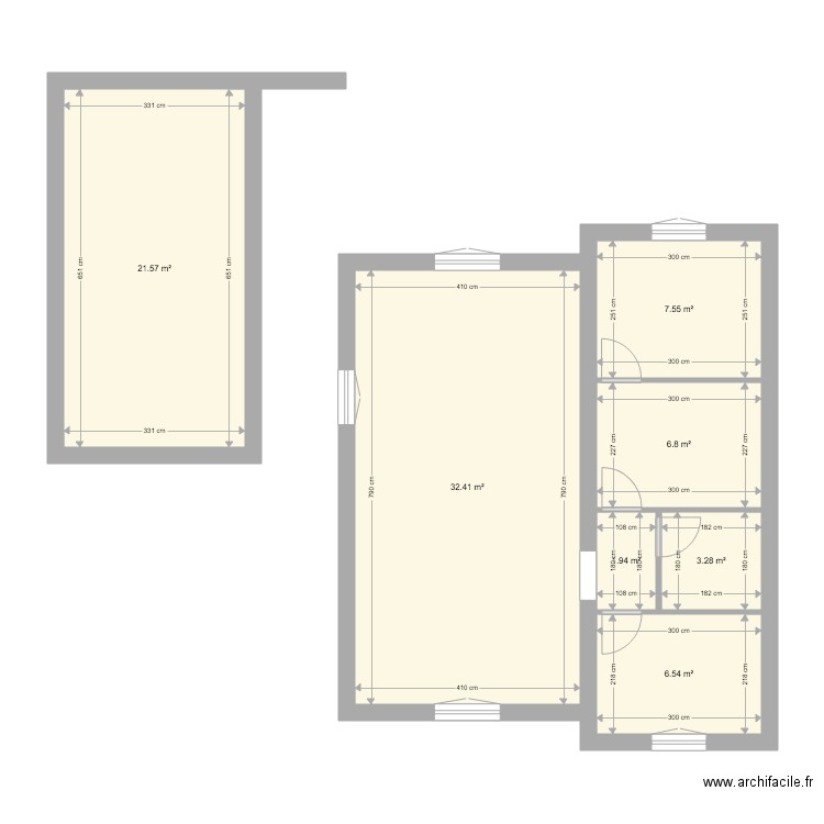 Corderie 6   Extension. Plan de 0 pièce et 0 m2