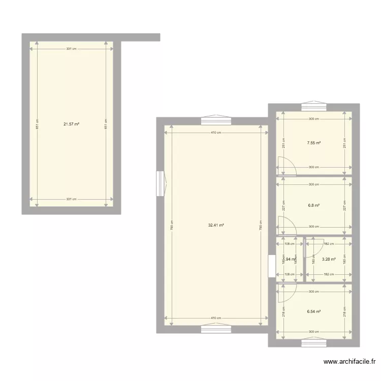 Corderie 6   Extension. Plan de 