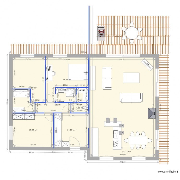 Amélie au 1 100 v5. Plan de 0 pièce et 0 m2