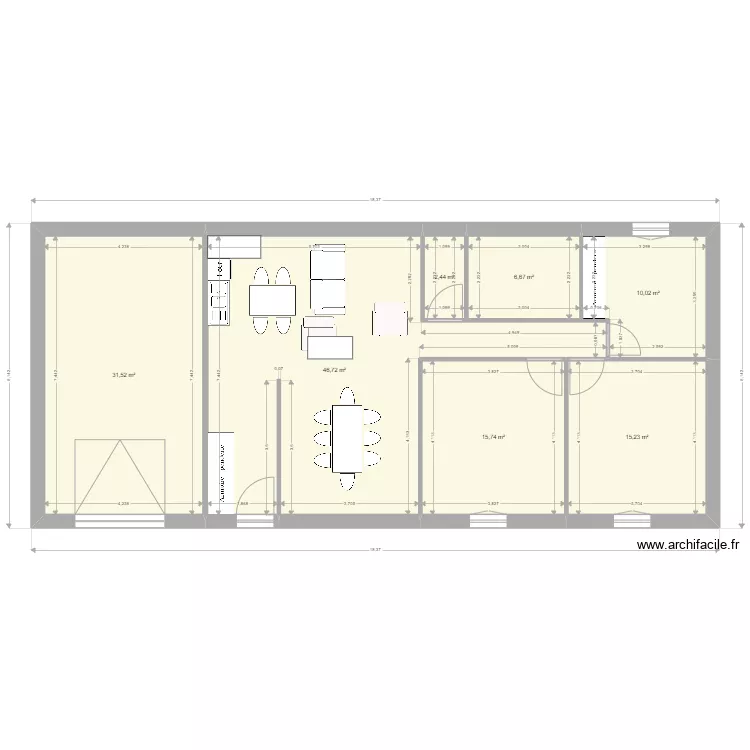 Maison 1. Plan de Maison 1. Plan de
