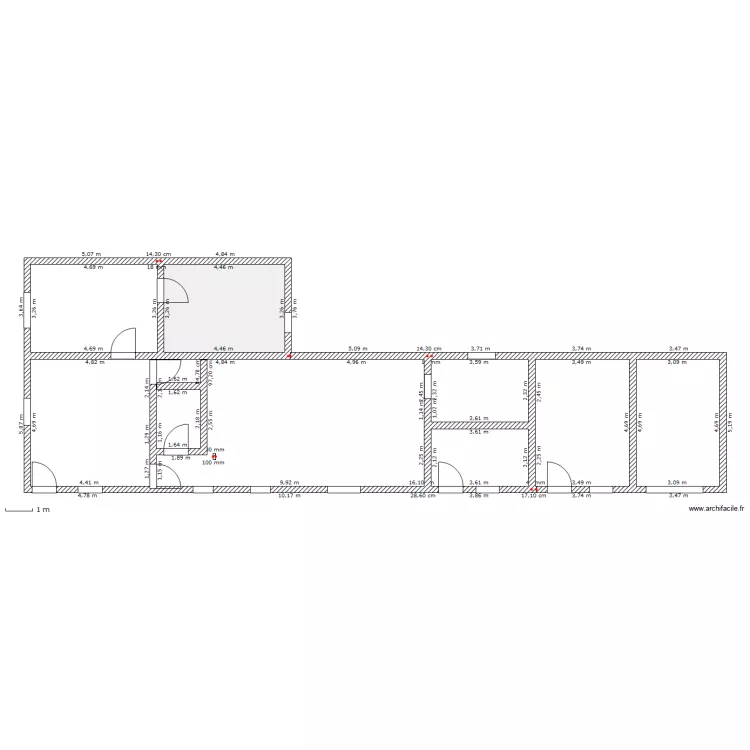 Maison. Plan de 