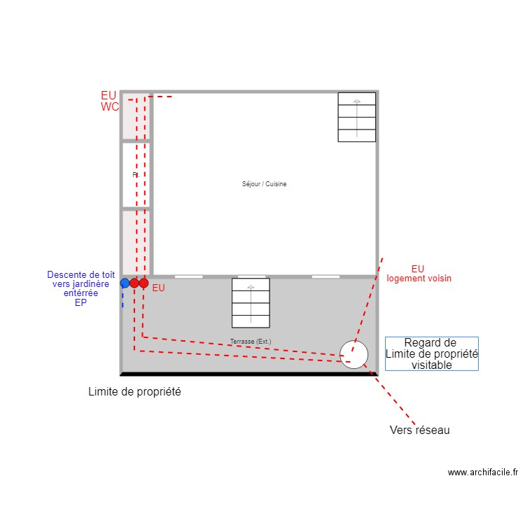 frutoso rdc. Plan de 0 pièce et 0 m2