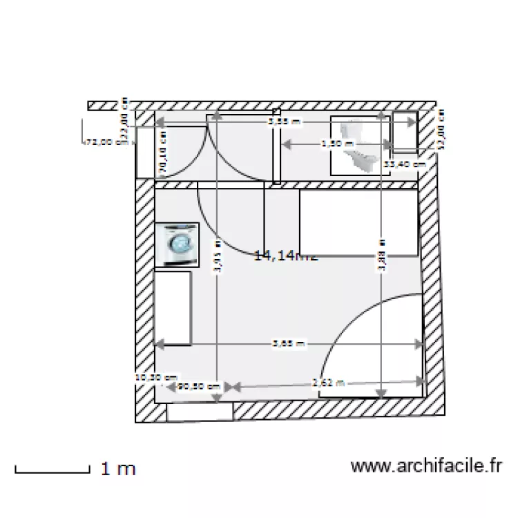 Hombourg_SdB_1. Plan de Hombourg_SdB_1. Plan de