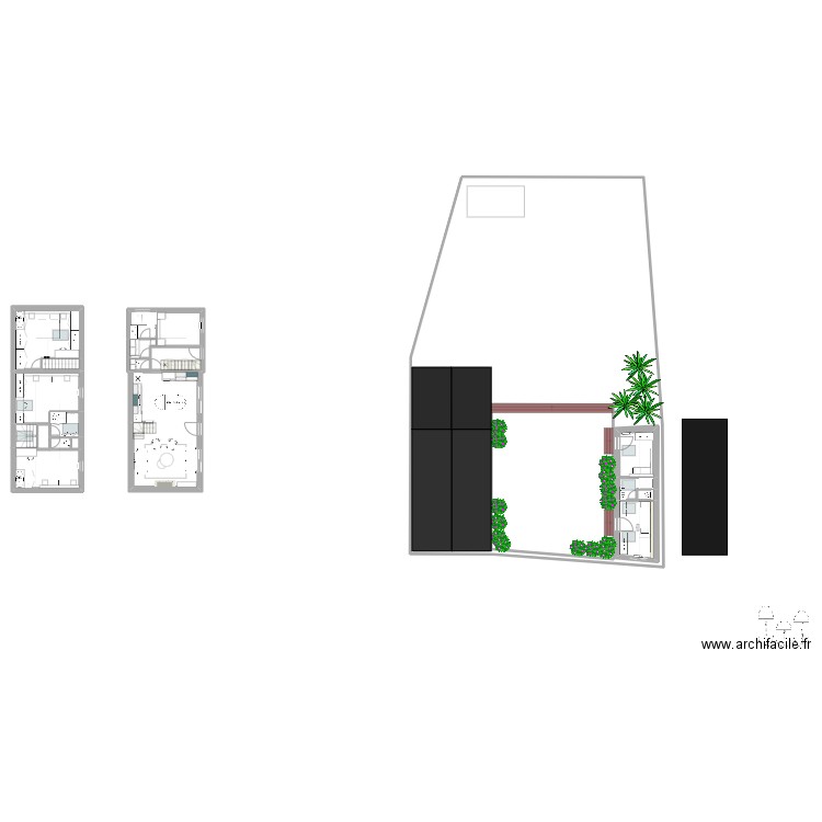 BATZ plan definitif. Plan de 27 pièces et 827 m2