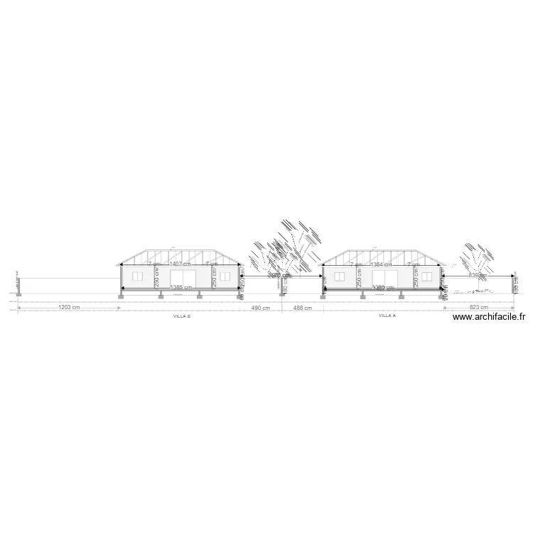 profil 2 AMICALE DES PEINTRES. Plan de 