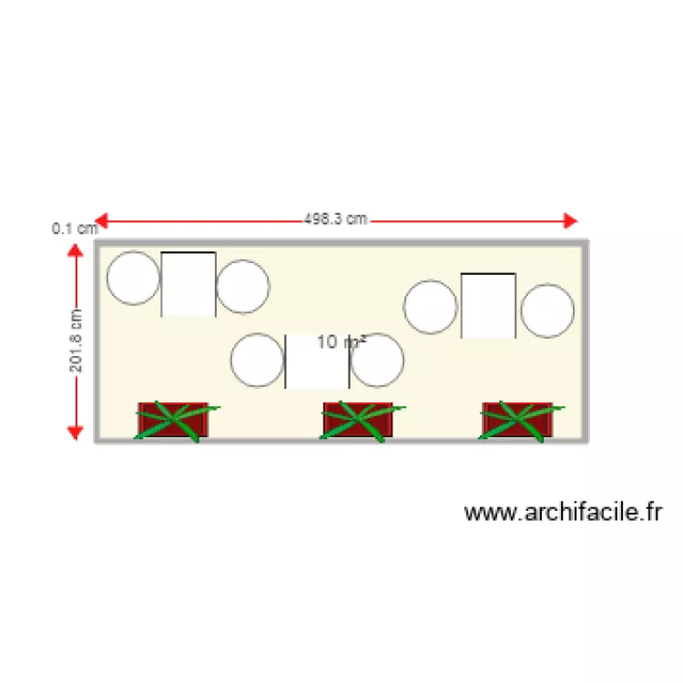 TERRASSE COURS JEAN JAURES. Plan de 