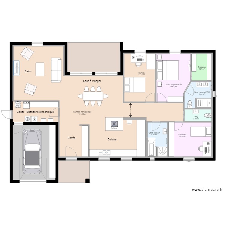 Maison 09 v2. Plan de 0 pièce et 0 m2