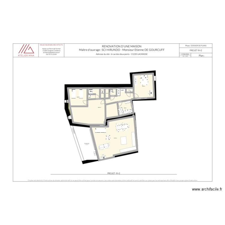 R2 ARCHI. Plan de 0 pièce et 0 m2