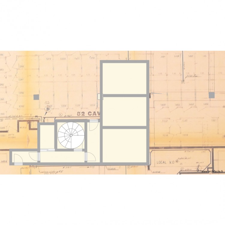 8CF 2ème sous sol. Plan de 0 pièce et 0 m2