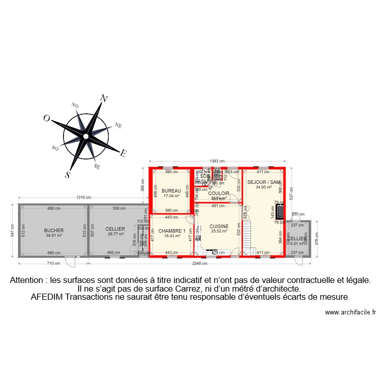 BI 6330 RDC HUBERT. Plan de 0 pièce et 0 m2