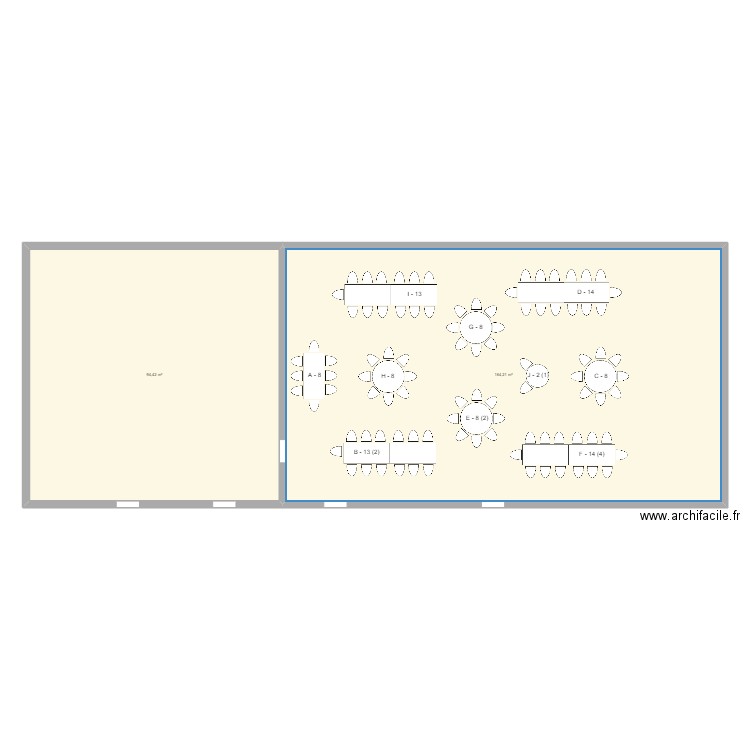 Plan de table - Mariage. Plan de 0 pièce et 0 m2
