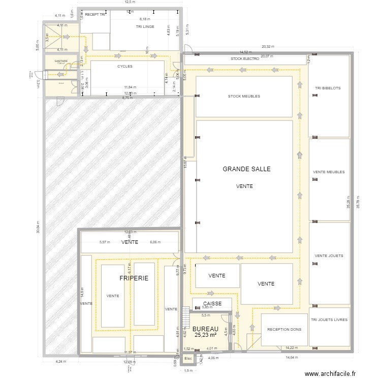 IMPLANTATION Option b. Plan de 0 pièce et 0 m2