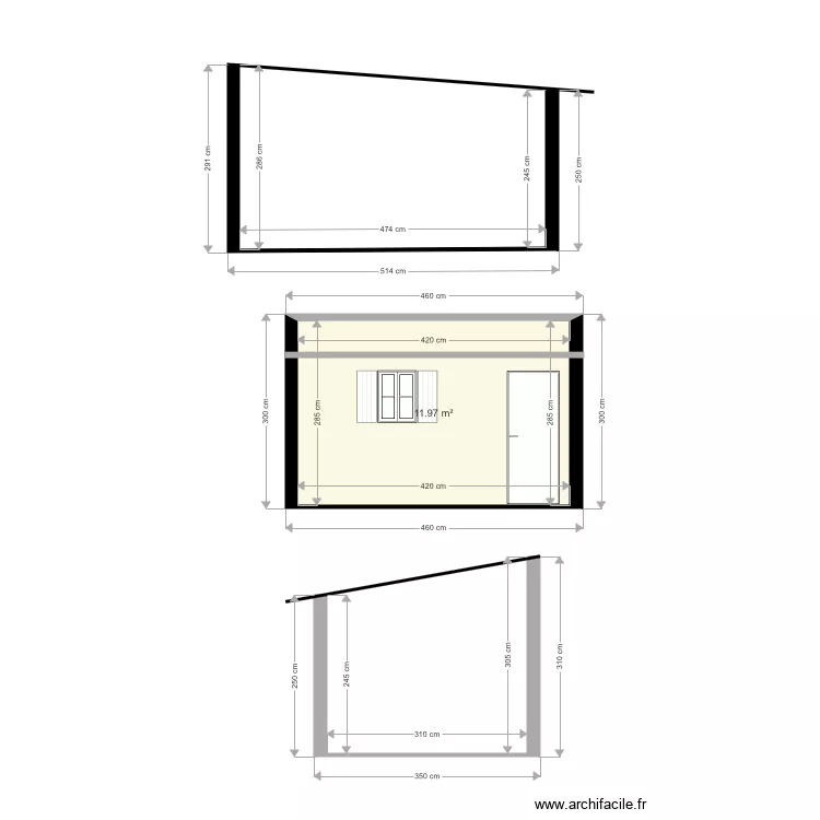 Abri de Jardin 3. Plan de 