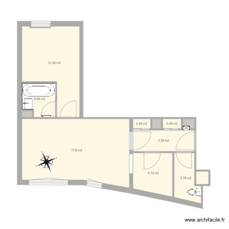 50 Archereau 75019. Plan de 0 pièce et 0 m2