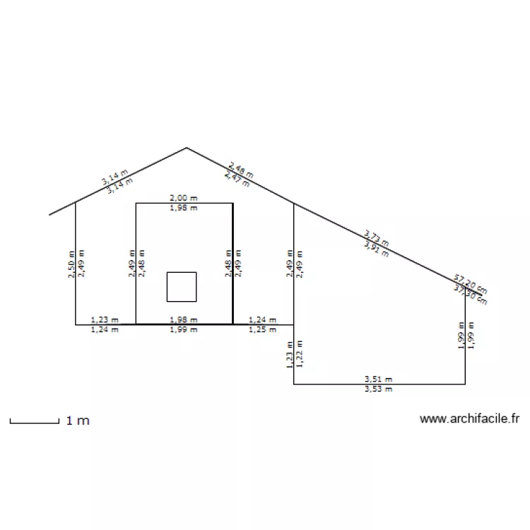 abri jardin face maison. Plan de abri jardin face maison. Plan de