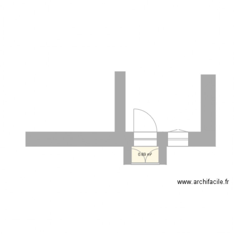 projet sas entrée maison Nomazy Chamblard 02 2018. Plan de 0 pièce et 0 m2