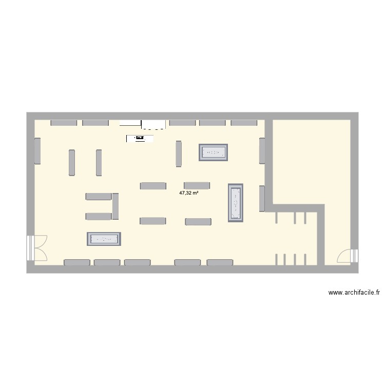 magasin grain de malice. Plan de 0 pièce et 0 m2