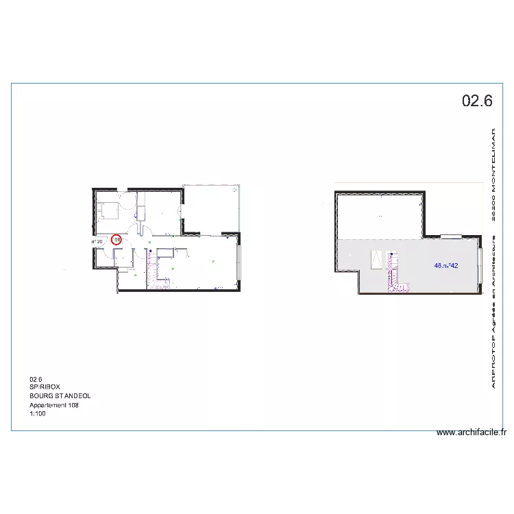 App 108 plan elec. Plan de 