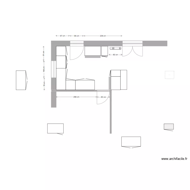 CHAUVIN. Plan de 