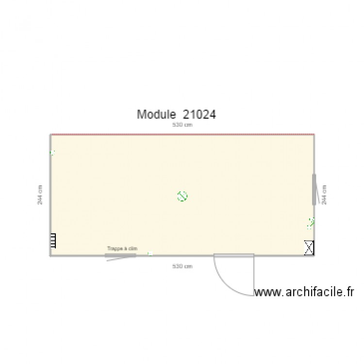 Module 21024. Plan de 0 pièce et 0 m2