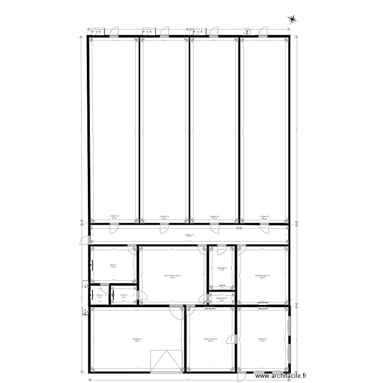 Ventilation. Plan de 0 pièce et 0 m2