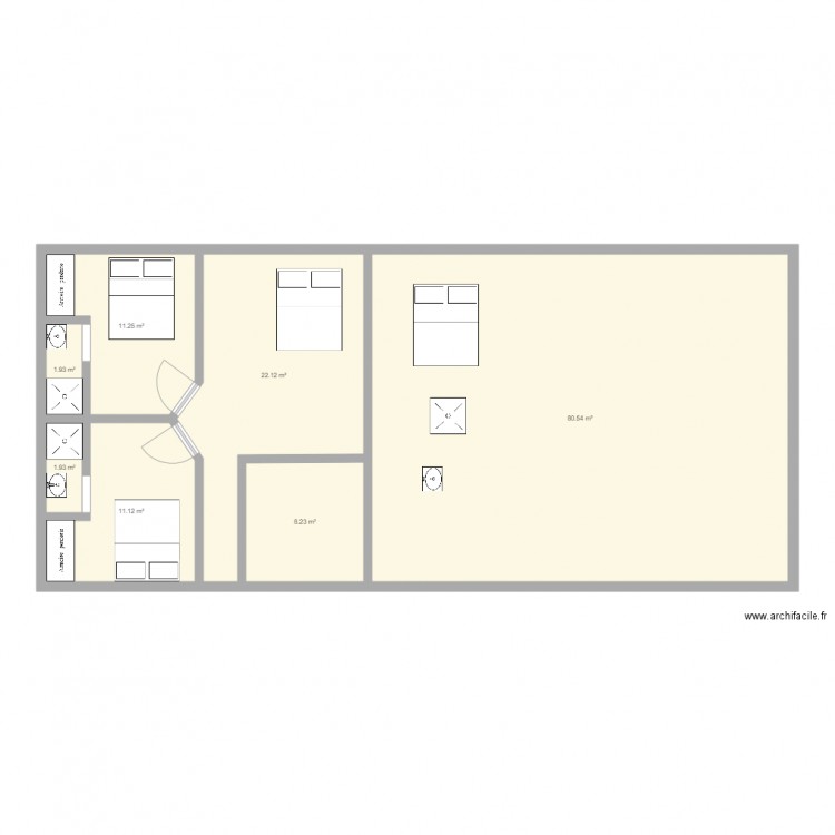 bungalow principal 2. Plan de 0 pièce et 0 m2