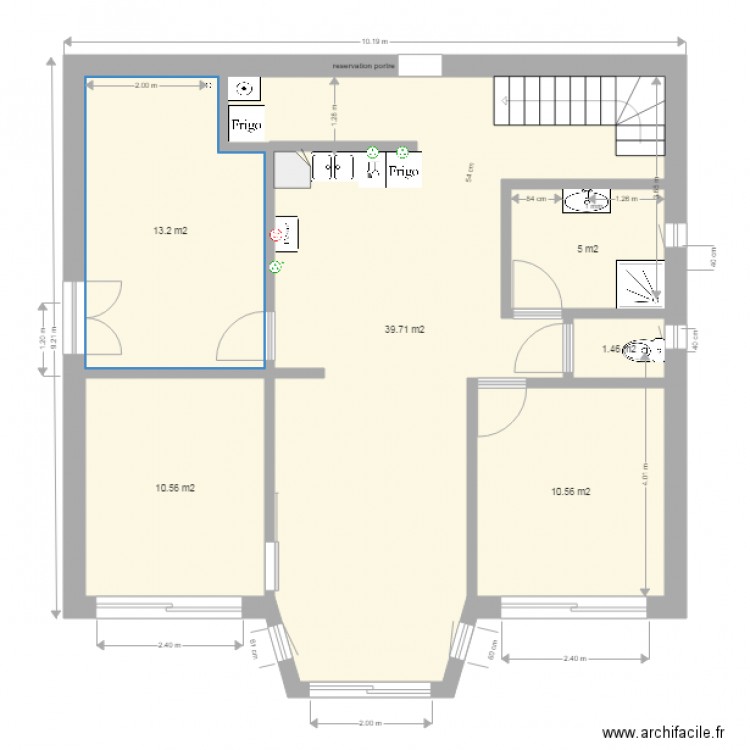 maisonhabitation. Plan de 0 pièce et 0 m2