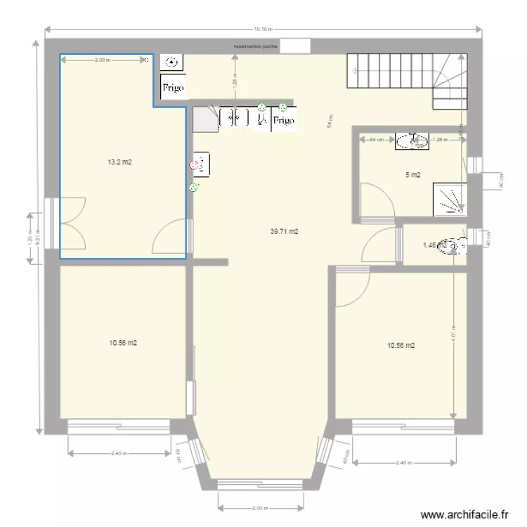 maisonhabitation. Plan de 
