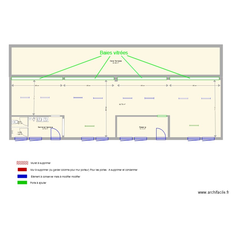 Lot Gros oeuvre. Plan de 0 pièce et 0 m2