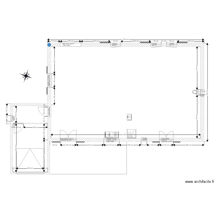 Maison gros oeuvre. Plan de 0 pièce et 0 m2