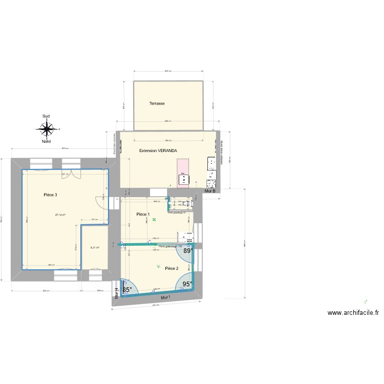 2022 05 18 Plaquiste. Plan de 6 pièces et 91 m2