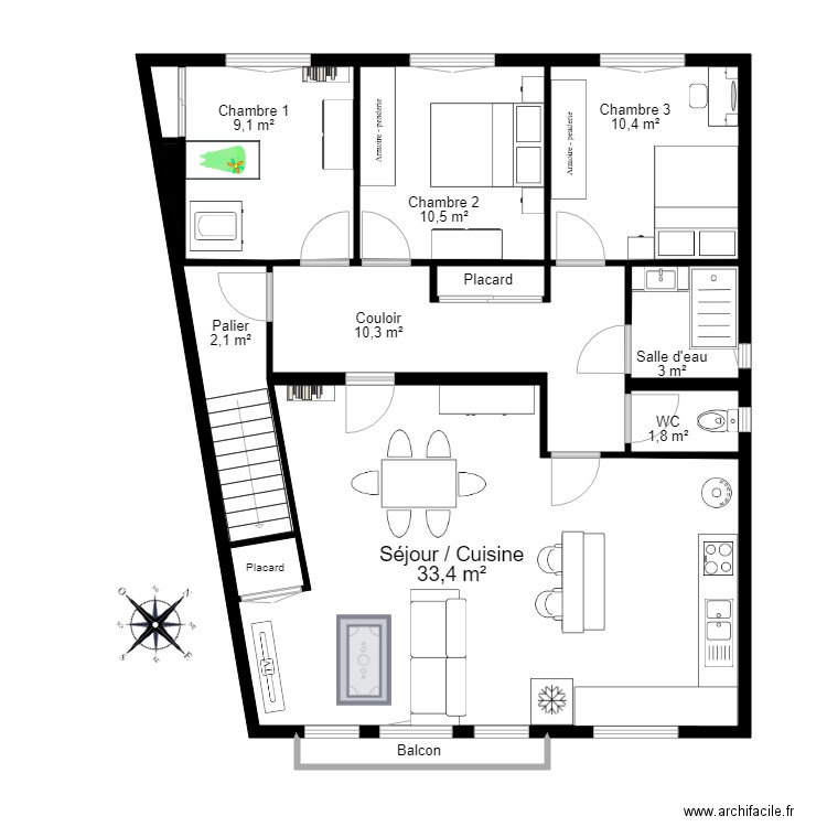 410663 LE LOUP. Plan de 0 pièce et 0 m2